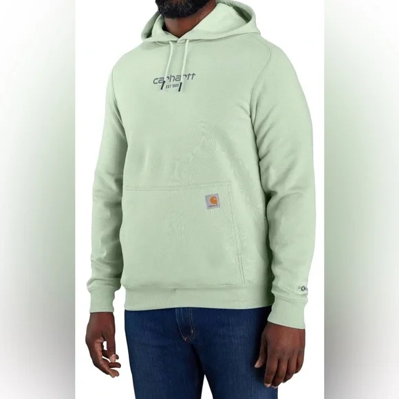 Carhartt Men's Force® Relaxed Fit Lightweight Logo Graphic Sweatshirt L Tall NWT - Picture 2 of 4